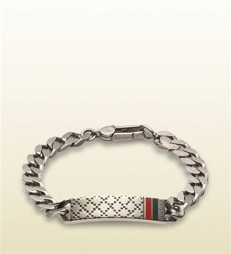 gucci mens jewlery|gucci silver jewelry for men.